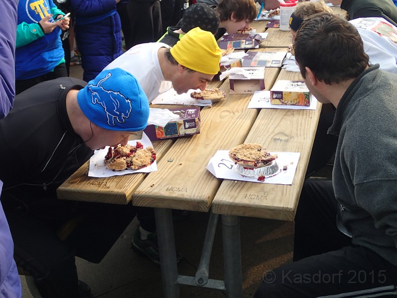 2015-03-14 2015-03-14 Pi 5K 021.JPG - The first (only) Pi run on 3.14.15 at 9:26.53 am... with PIE!